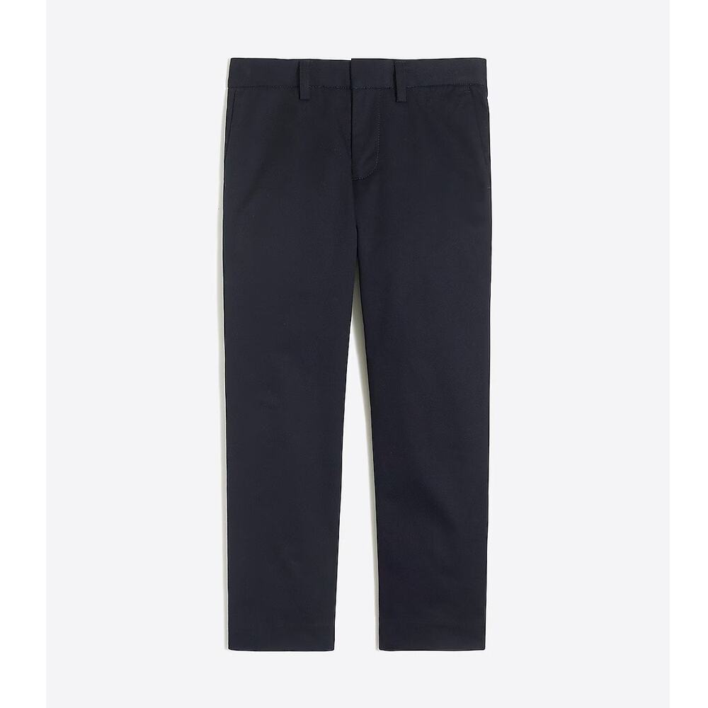 NWT J.Crew Crewcut's Boys' Thompson Suit Pant Flex Chino Dark Pacific Size 6